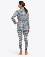 Leggings Navy Gingham