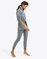 Leggings Navy Gingham