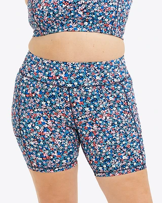 Bike Shorts Allover Ditsy Floral