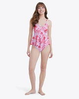 Basic Hipster Bikini Bottom Floral Scallop