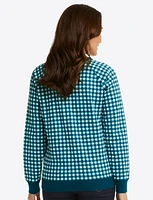 Natalie Sweatshirt Gingham