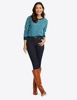 Natalie Sweatshirt Gingham