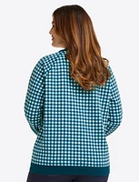 Natalie Sweatshirt Gingham