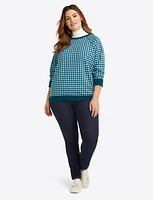 Natalie Sweatshirt Gingham