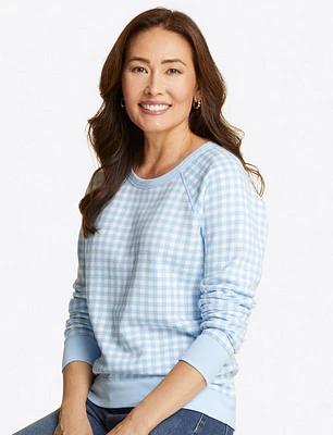 Natalie Sweatshirt Gingham