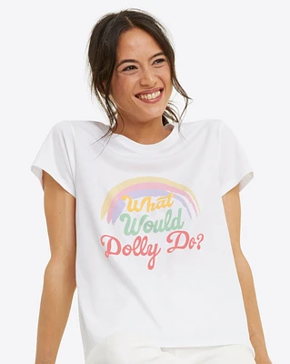 What Would Dolly Do Rainbow T-Shirt