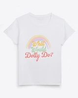 What Would Dolly Do Rainbow T-Shirt