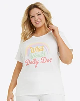 What Would Dolly Do Rainbow T-Shirt