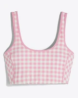 Sports Bra Pink Gingham