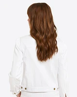 White Denim Jacket