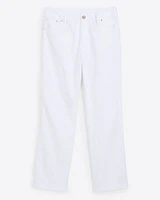 White Kick Flare Jeans