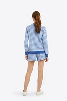 Natalie Sweatshirt Gingham