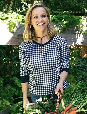 Natalie Sweatshirt Gingham