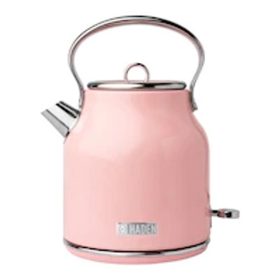 Heritage 1.7 Liter (7 Cup) Stainless Steel Electric Kettle, English Rose