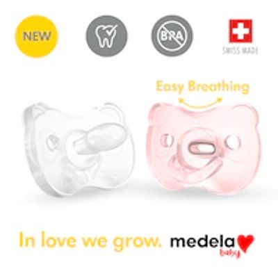 Medela Set of 2 Baby Soft Silicone Pacifier
