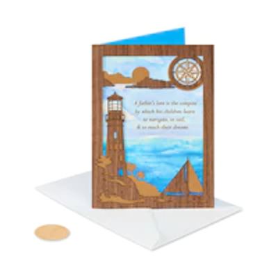 Papyrus Father's Day Card Lighthouse