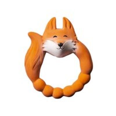 Natural Rubber Fox Teether
