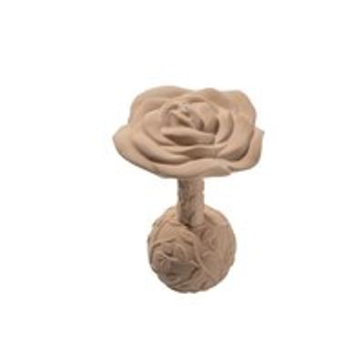 Natural Rubber Rose Rattle