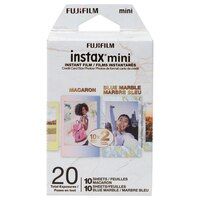 FUJIFILM Instax Mini Instant Film Pack Blue Marble/ Macaron Party Pack