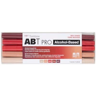 ABT MARKERS, RED 5PK