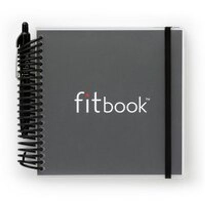 fitbook: 12-week fitness + nutrition journal Black