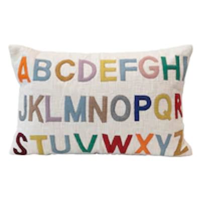 Alphabet Pillow Multicoloured