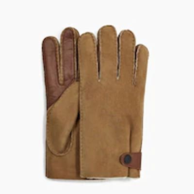Men's Sheepskin Side Tab Tech Gloves, Medium