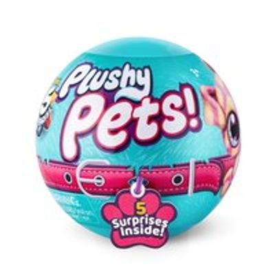 5 Surprise Plushy Pets Mystery Collectible Capsule by Zuru