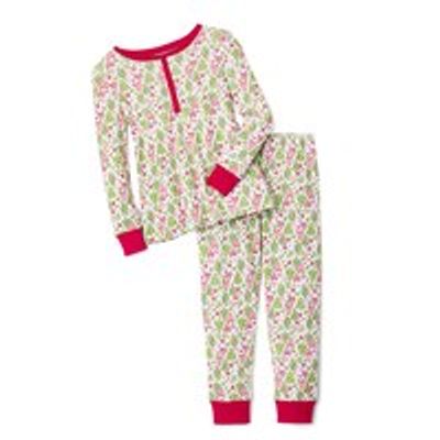 Hearts & Pines Holiday PJs for Girls (Size