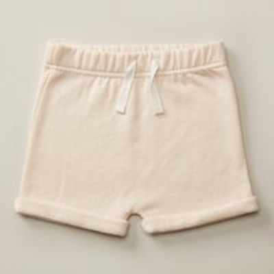 FITTED SHORTS, PEACH DUST 6-12 MONTHS