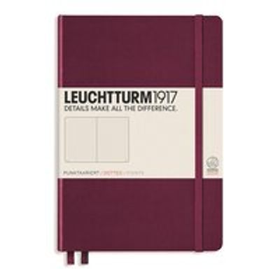 MEDIUM A5 DOTTED JOURNAL PORT RED