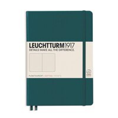 MEDIUM A5 DOTTED JOURNAL, PACIFIC GREEN