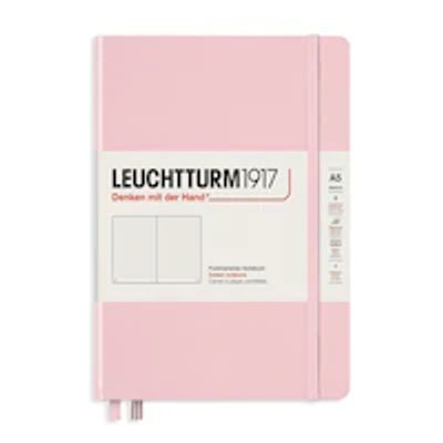 Medium A5 Dotted Hardcover Journal Powder