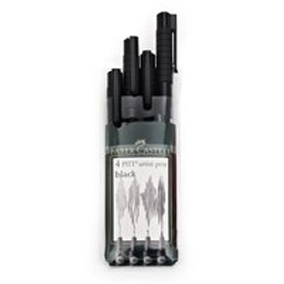 Black Pitt Artist Pen 4 Pack