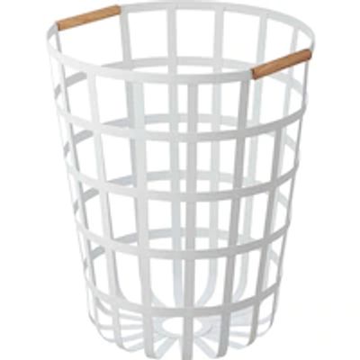 Tosca Round Laundry Basket, White
