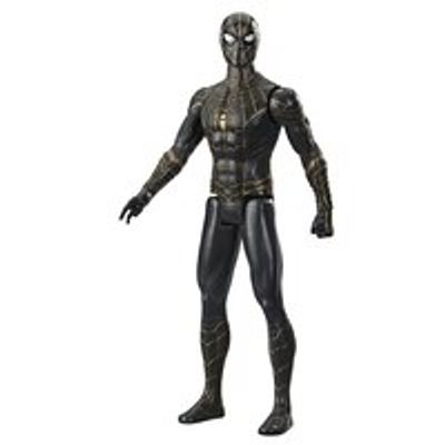 Marvel Spider-Man Titan Hero Series 12-Inch Black and Gold Suit Spider-Man Action Figure Toy,