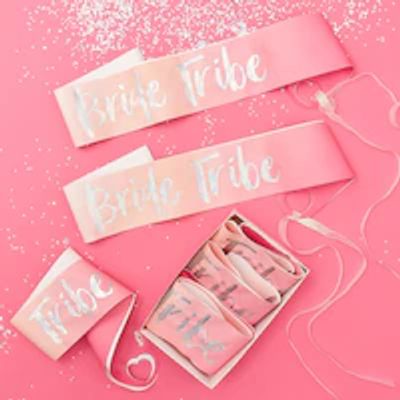 GINGER RAY BRIDE TRIBE SASHES 6 PACK