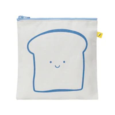 Zip Snack Sack - 'Bread' Blue (Sandwich Size)