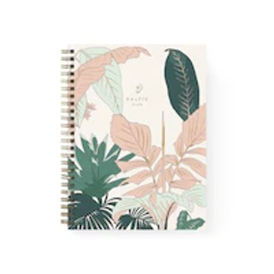Florida Floral Spiral Lined Notebook