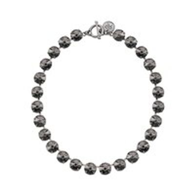 Black Diamond Rivoli Necklace - Antique Silver