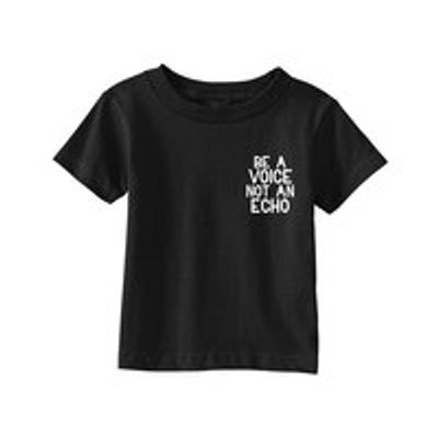 T-SHIRT BE A VOICE NOT AN ECHO BLACK - YEARS