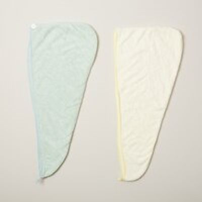 CORAL VELVET HAIR TOWELS - 2 Pack