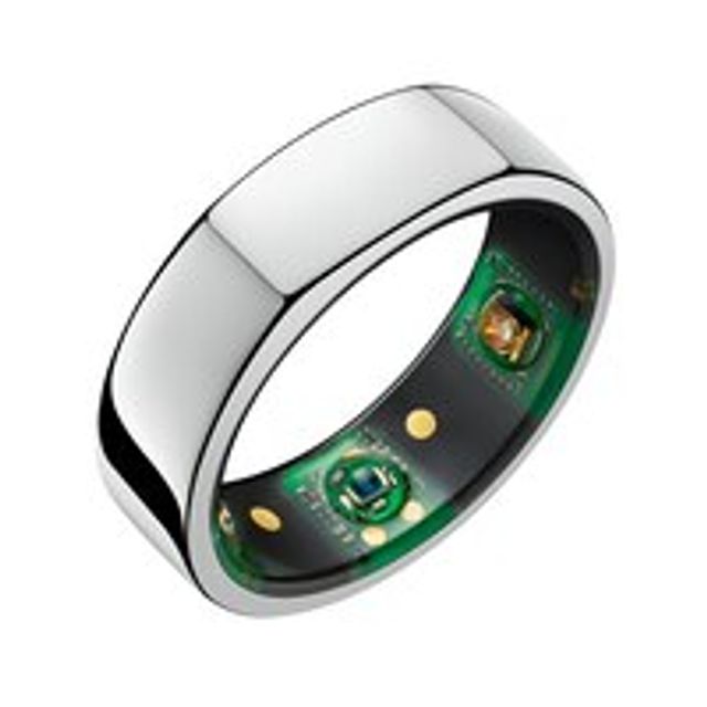 OURA GEN 2 RING HERITAGE SILVER S7