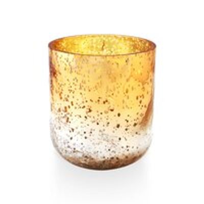 ILLUME SMALL CRACKLE GLASS CANDLE WINTER WHITE