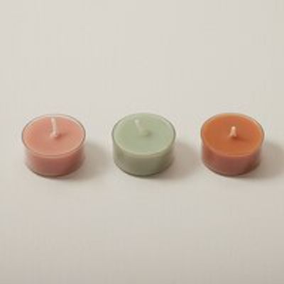 36 PACK TEALIGHT CANDLES BLUSH, SAGE & RUST