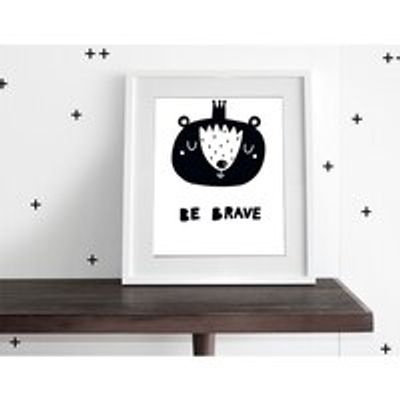 Be Brave wall art