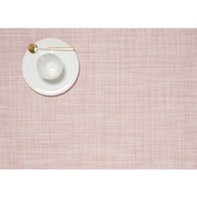 CHILEWICH MINI BASKETWEAVE PLACEMAT BLUSH