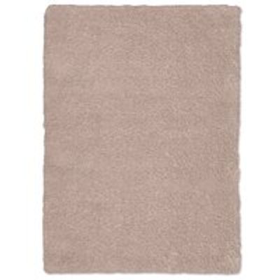 Faux Fur Taupe Rectangle Rug, 2'0" x 3'0"