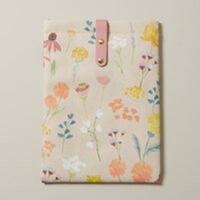 BOOK SLEEVE, FLORAL