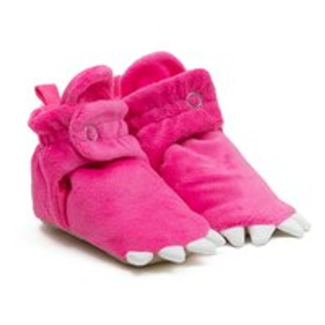 Robeez - Snap Booties - Monster Toes - Pink - 3 to 6 Months